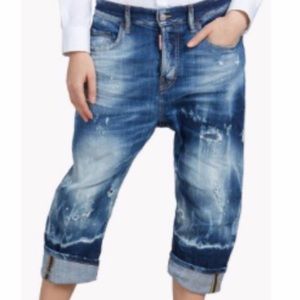 Dsquared cropped Kawaii jeans